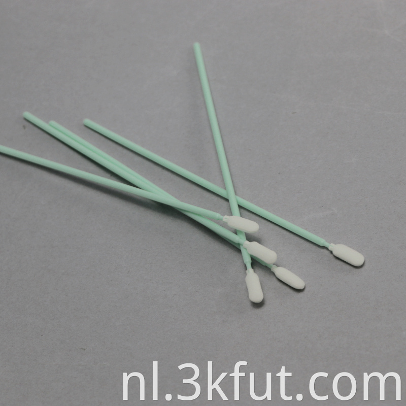 green long handle foam swabs from